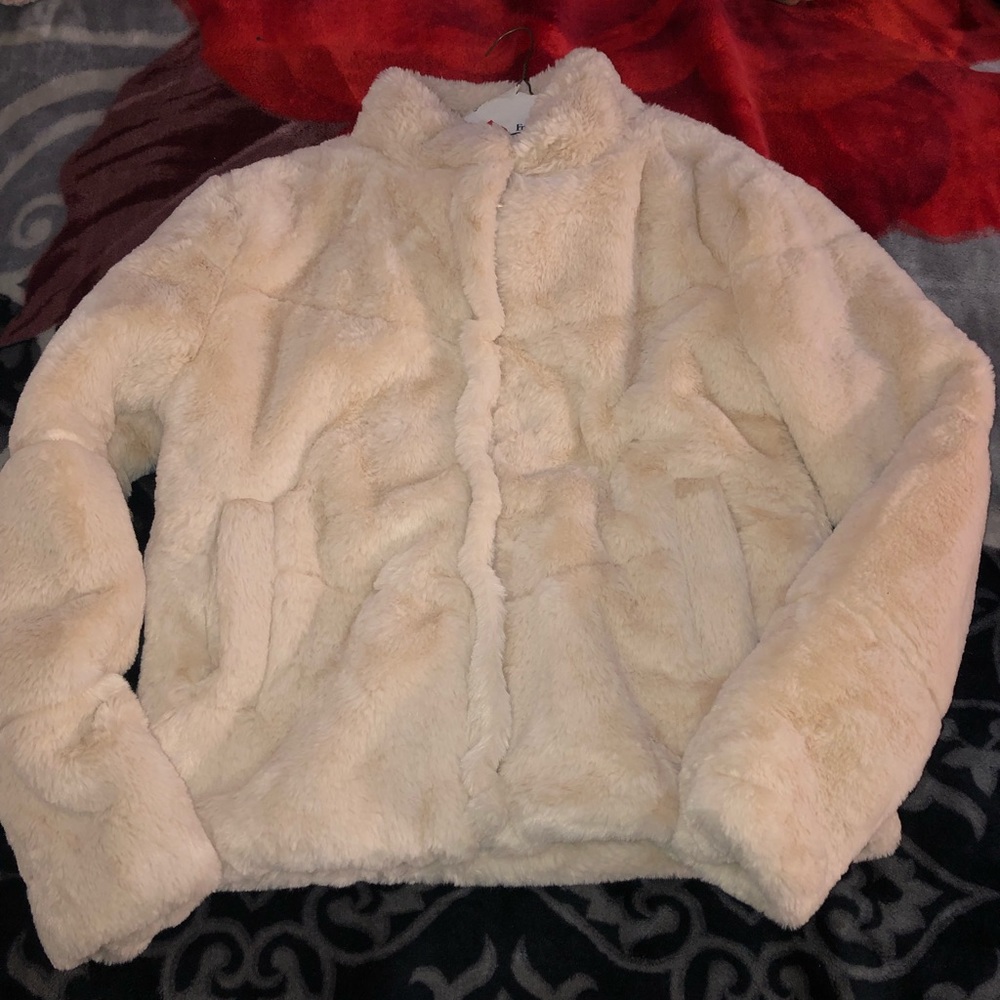 Fuzzy Beige Sweater